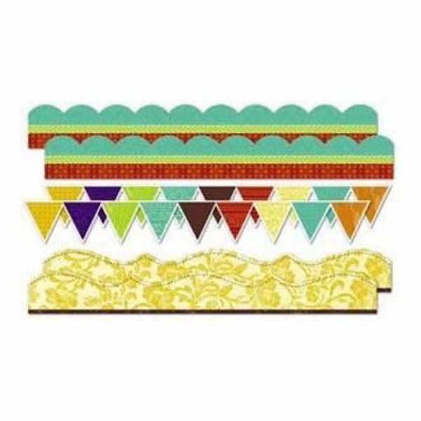 Little Yellow Bicycle - Hello Fall - Canvas Border Stickers