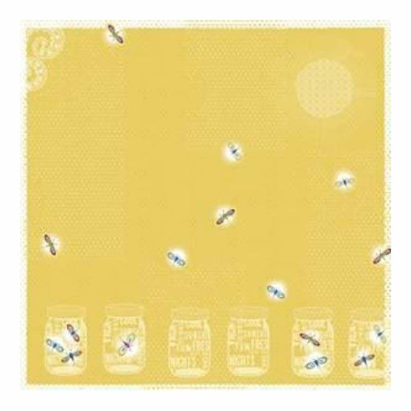Little Yellow Bicycle - Sweet Summertime - Fireflies 12X12 Glitter Paper