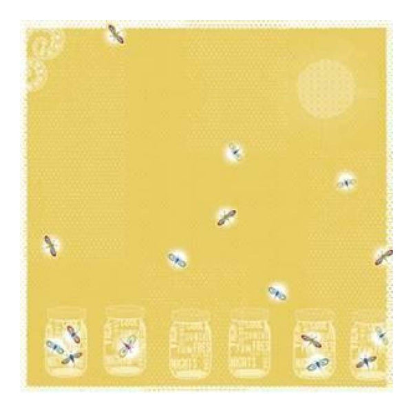 Little Yellow Bicycle - Sweet Summertime - Fireflies 12X12 Glitter Paper