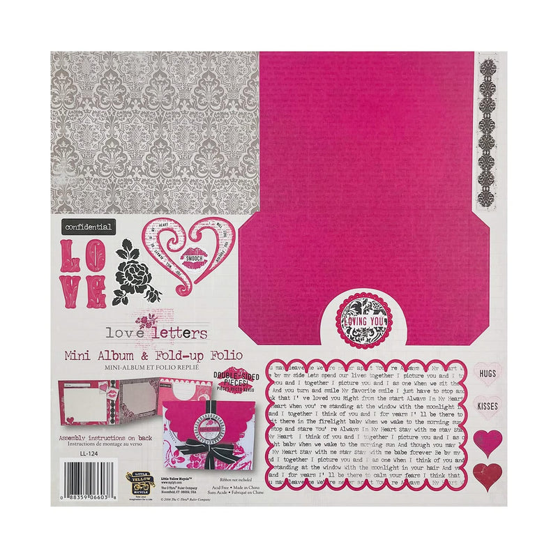 Little Yellow Bicycle - Love Letters Collection - Mini Album & Fold-Up Folio*