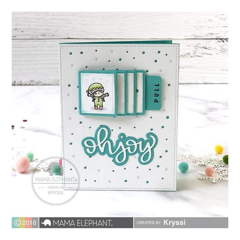 Mama Elephant - Oh Joy Halo Script - Creative Cuts Dies