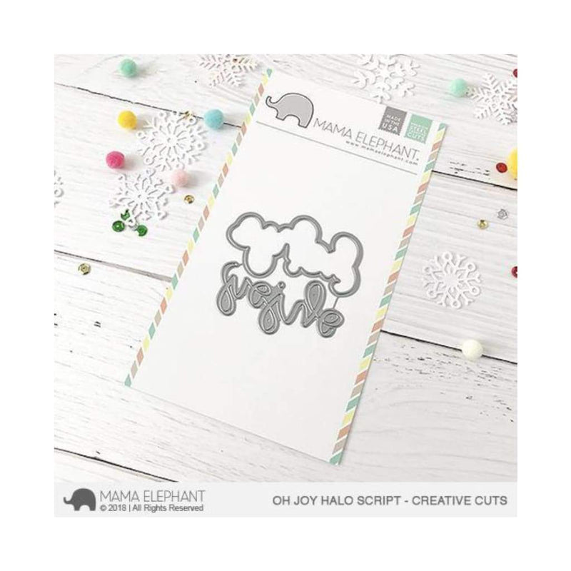 Mama Elephant - Oh Joy Halo Script - Creative Cuts Dies*