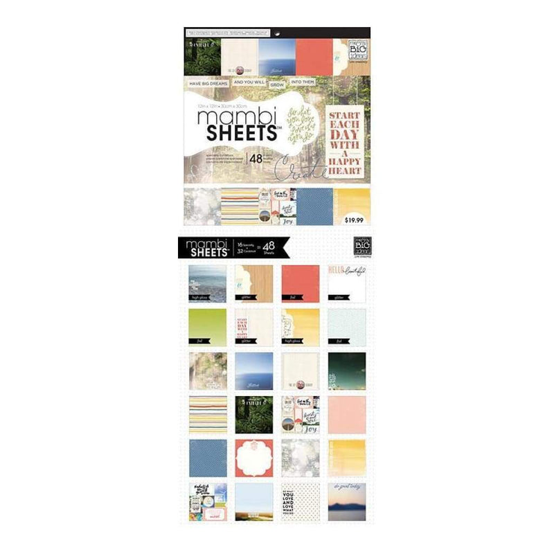 Mambi Paper Pad 12In. X12in. 48 Pack Encouraging Words