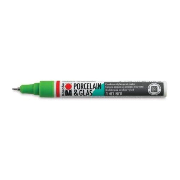 Marabu Porcelain & Glass Painter 0.8mm Tip - Apple