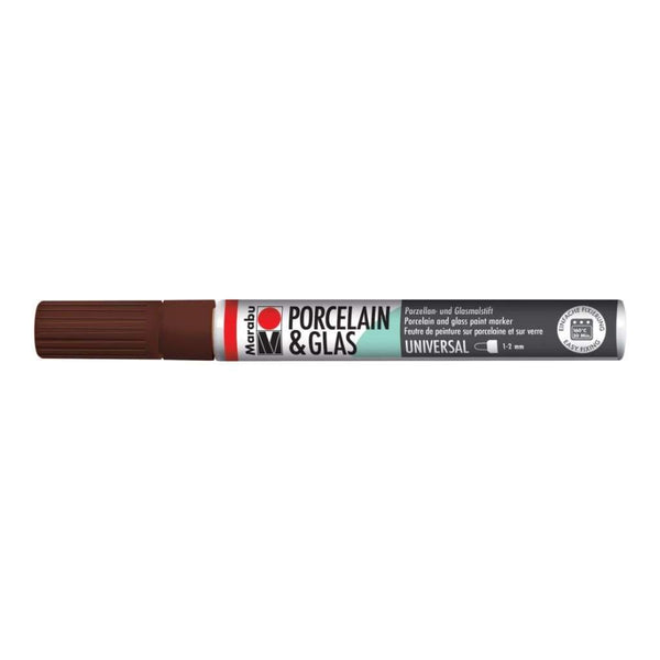 Marabu Porcelain & Glass Painter 0.8mm Tip Cocoa