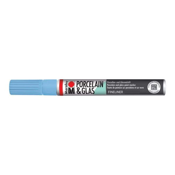 Marabu Porcelain & Glass Painter 0.8mm Tip - Sky Blue