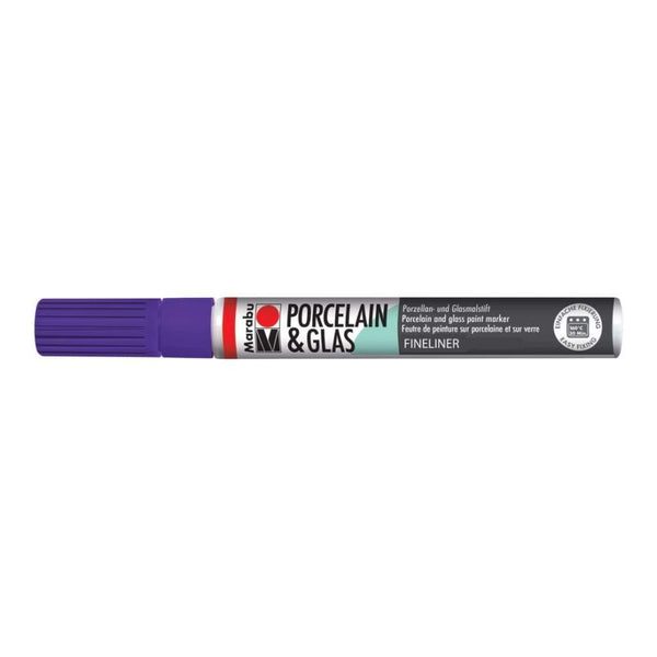 Marabu Porcelain & Glass Painter 0.8mm Tip - Violet