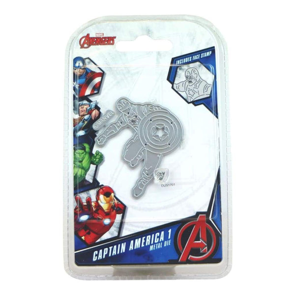 Marvel Die And Face Stamp Set Avengers Captain America 1