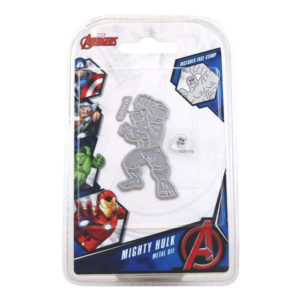 Marvel Die And Face Stamp Set Avengers Mighty Hulk
