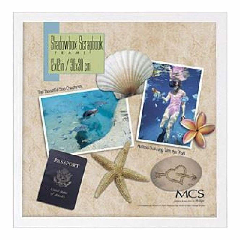 Mbi  - Shadow Box Frame 12In.X12in. White