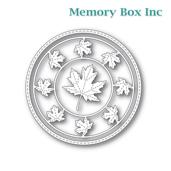 Memory Box - Stitched Maple Circle Frame craft die
