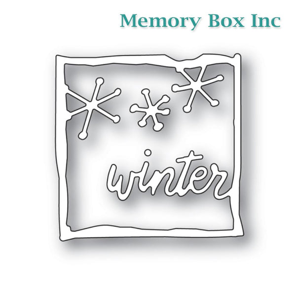Memory Box - Winter Journal Frame craft die
