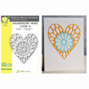 Memory Box - Birch Press Designs Die Layer Sets - Kaleidoscope Heart Layer Set