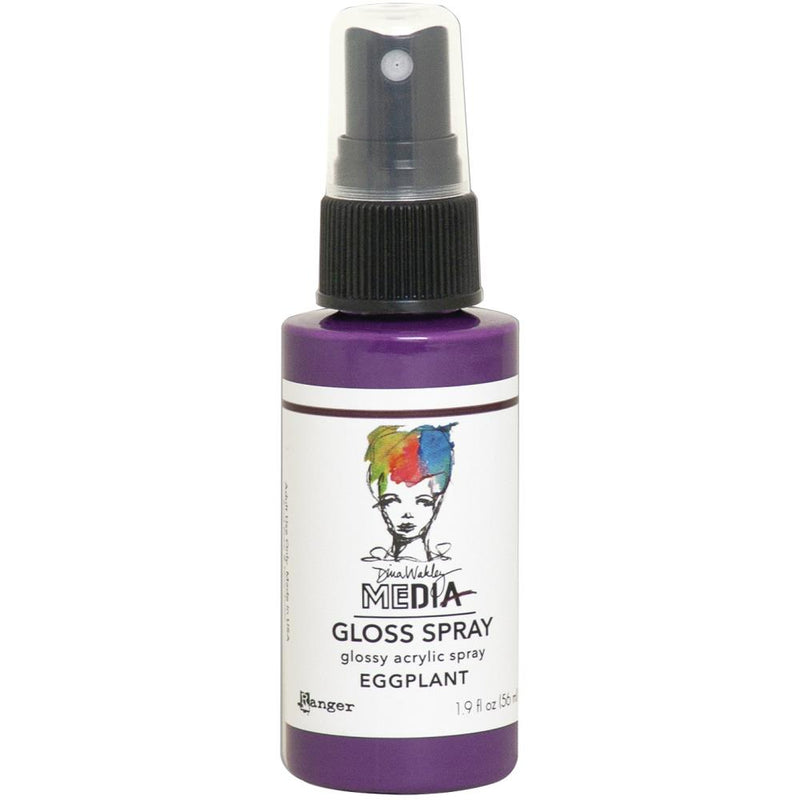 Dina Wakley Media Gloss Sprays 2oz - Eggplant*