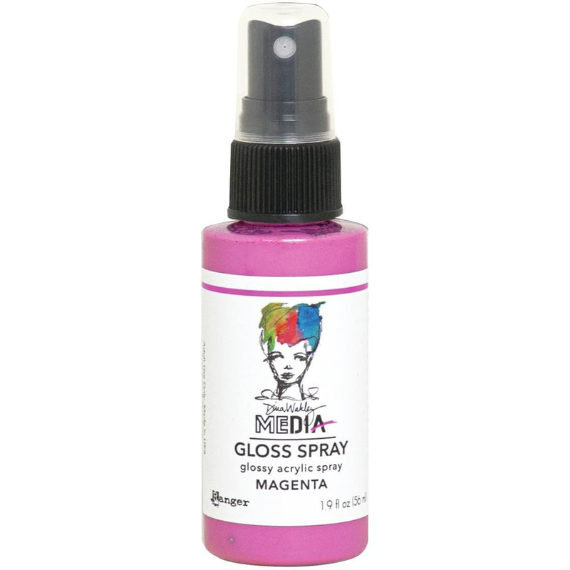 Dina Wakley Media Gloss Sprays 2oz - Magenta