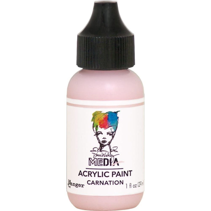 Dina Wakley Media Acrylic Paint 1oz - Carnation