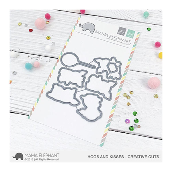 Mama Elephant - Hogs and Kisses - Creative Cuts