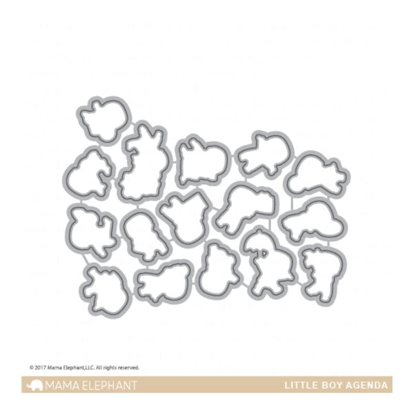 Mama Elephant - Creative Cuts Dies - Little Boy Agenda