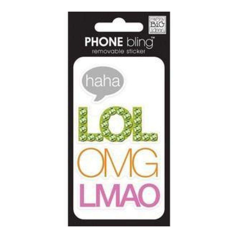 Me & My Big Ideas - Phone Bling Stickers Lol Omg Lmao Multicolor