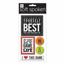 Me & My Big Ideas Soft Spoken Themed Embellishments I Love This Game