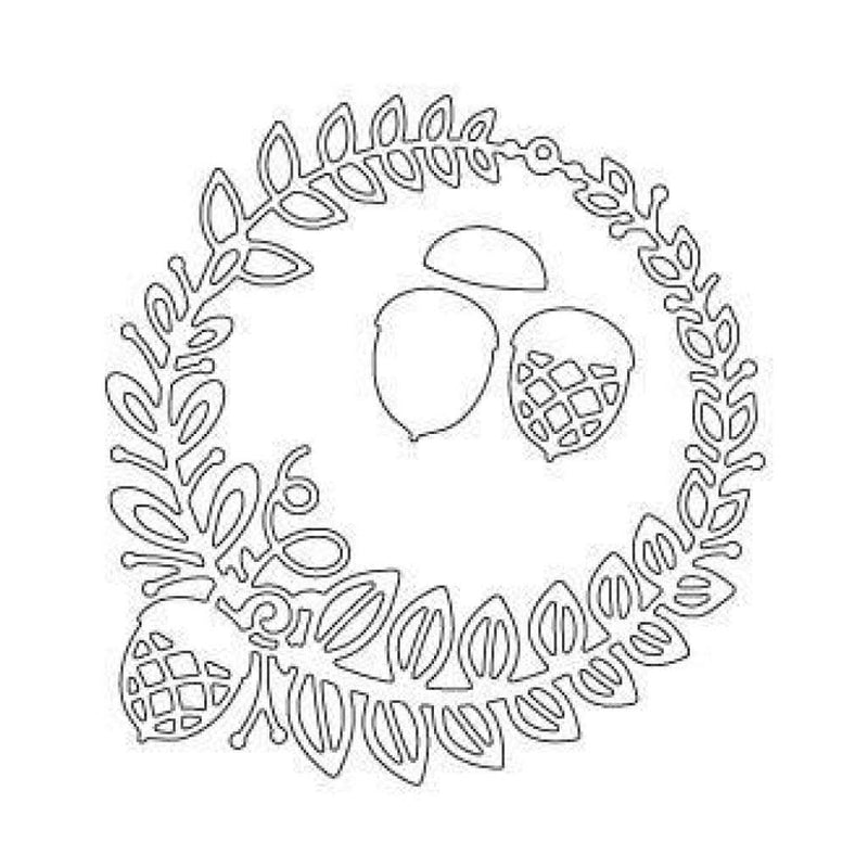 Memory Box - Poppystamps - Grendon Wreath