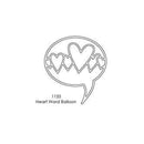 Memory Box - Poppystamps - Heart Word Balloon