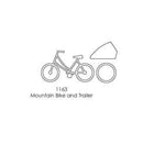 Memory Box - Poppystamps - Mountain Bike And Trailer
