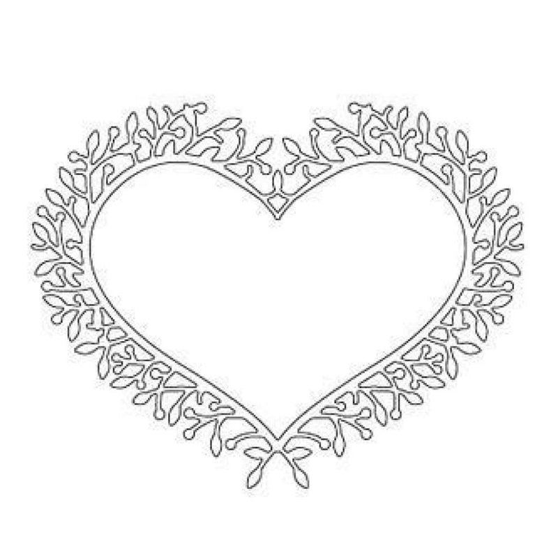 Memory Box - Poppystamps - Woodland Heart Frame