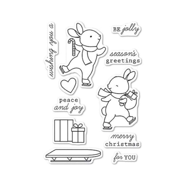 Memory Box Stamp Set - Be Jolly clear stamp set