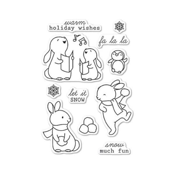 Memory Box Stamp Set - Snow Much Fun clear stamp set