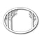 Memorybox - Forest Clearing Oval Frame Die
