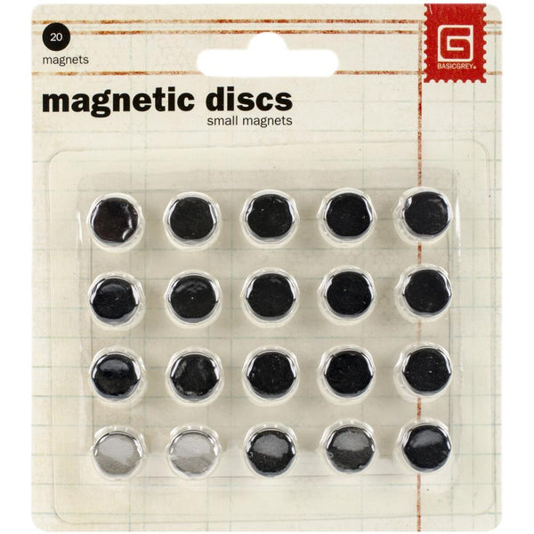 Magnetic Discs .375 inch 20 pack 1/32 inch Thick