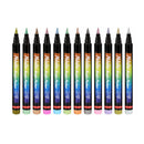 Poppy Crafts Acrylic Paint Markers - Metallic 12 Pack