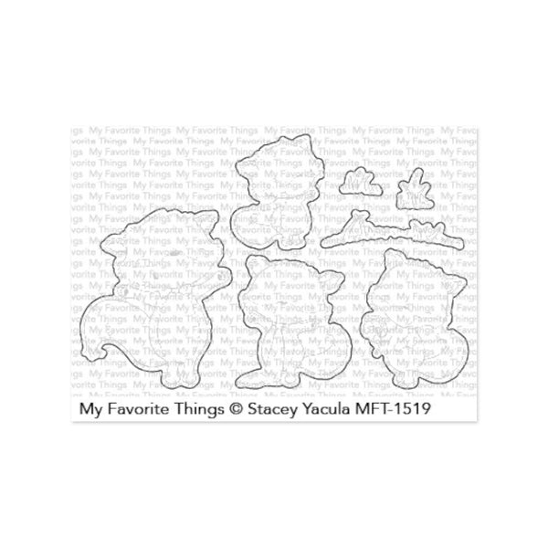 My Favorite Things - SY Friendly Foxes Die-namics Dies
