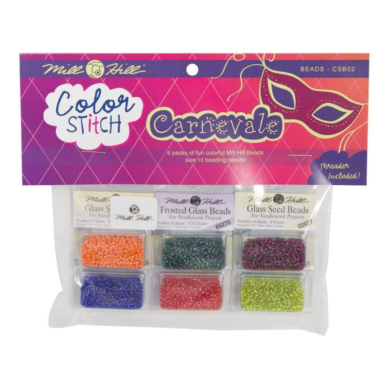 Mill Hill Colour Stitch Bead Assortment 6 pack Carnevale