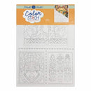 Mill Hill Painted Perforated Paper (2) 5 inch X7 inch (4) 4 inch X5 inch 6 pack Go Wild (14 Count)