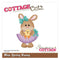 CottageCutz Dies - Miss Spring Bunny 1.8"x2.8"