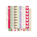 Cosmo Cricket - Double-Sided Borders 12"x12" Single Sheet - Mitten Weather*