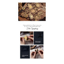 Poppy Crafts Fate Symphony Gold Foil Sticker collection - Vintage Measuring*