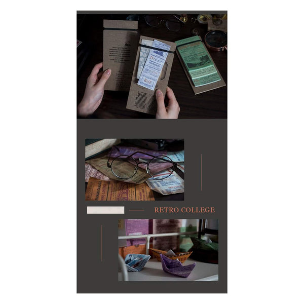 Poppy Crafts Retro College Collection - Ticket Collector - Travel by Bus*