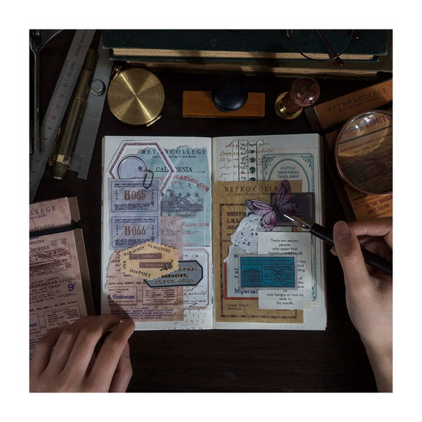 Poppy Crafts Retro College Collection - Ticket Collector - Time Table*