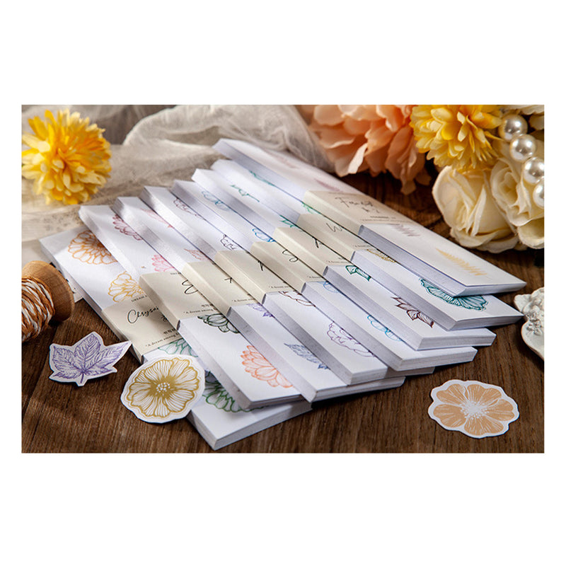 Poppy Crafts Dream Among Flowers Sticker Collection - Chrysanthemum White*