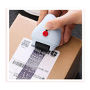 Poppy Crafts Identity Protection Roller Stamp with Box Cutter - Black