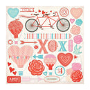 My Mind's Eye - Lucky in Love - Cardstock Accessories Stickers (12"x12")