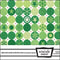 Michael Miller Memories - Holiday Balls Santa 12x12 fabric paper (pack of 5)