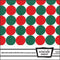 Michael Miller Memories - Disco Dot Santa 12x12 fabric paper (pack of 5)