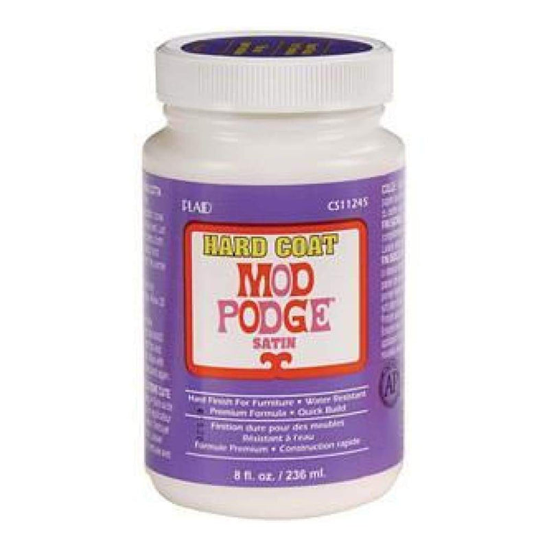 Mod Podge-8 Ounces Of Hard Coat Satin Mod Podge.