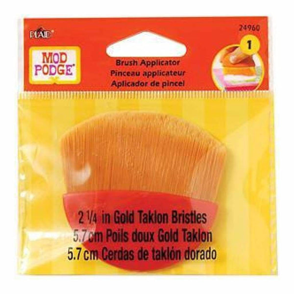 Mod Podge Brush Applicator 2.25In.  - Gold Taklon