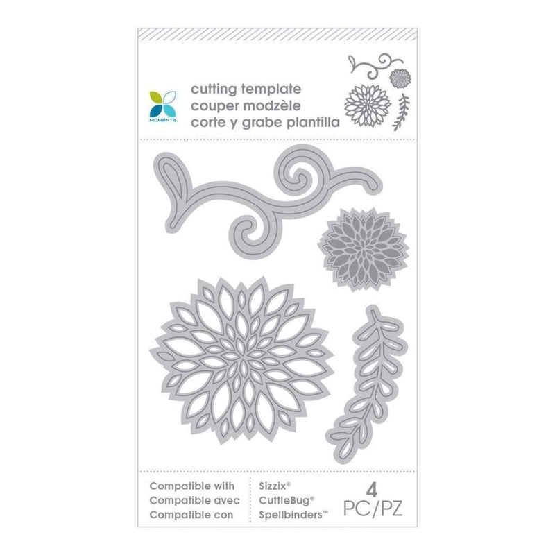 Momenta Die Cutting Templates Plants, 4 pieces