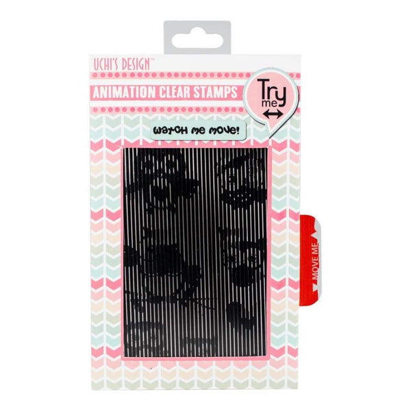 Motion Crafts Animation Clear Stamps & Grid Set Flying Owls